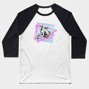 Retrowave snowmobile Baseball T-Shirt